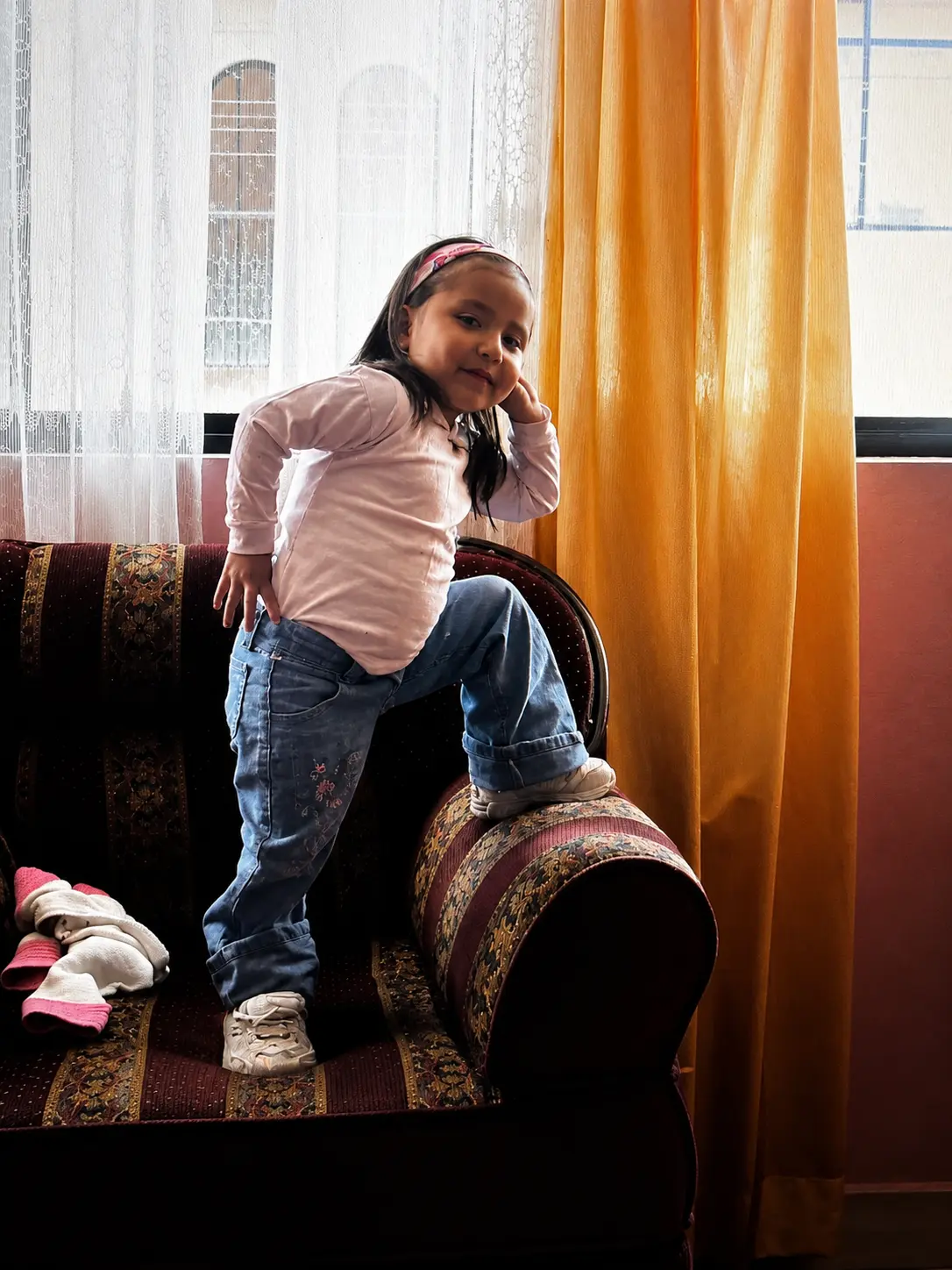 Pamela Tito Flores de niña